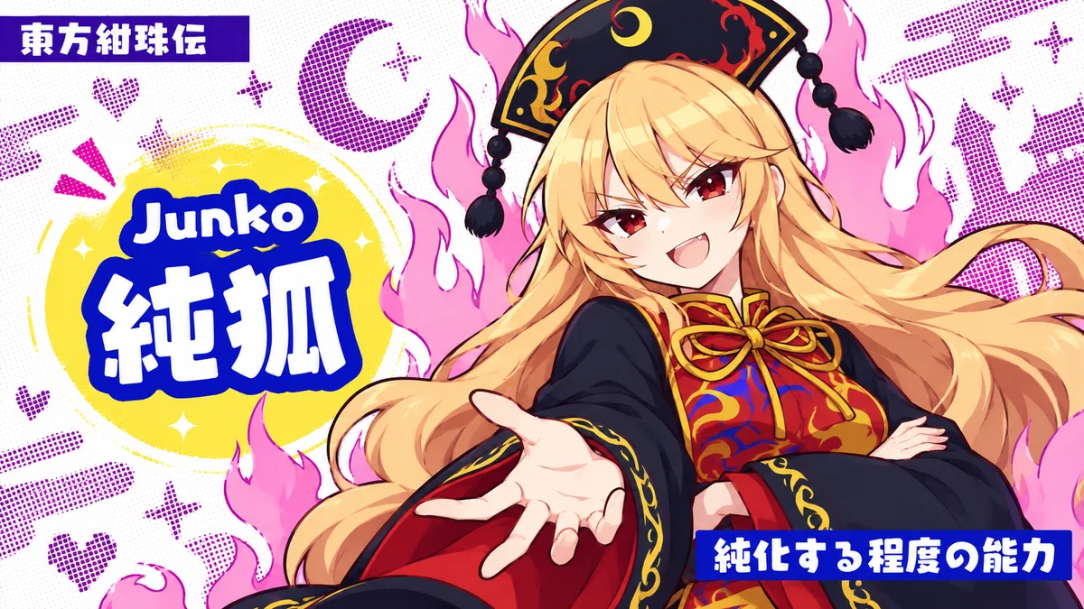 純狐の動画用二次創作イラスト
