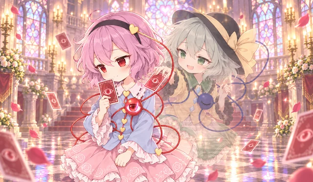古明地姉妹の心めくりのゲーム画像